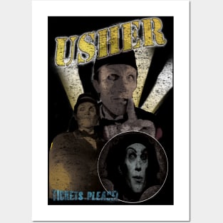 USHER VINTAGE Posters and Art